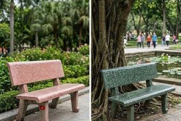 Xưởng sản xuất ghế đá Granito công viên uy tín Toàn Quốc