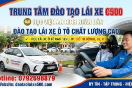 Trung Tâm Đào Tạo Lái Xe C500 Học Viện An Ninh Nhân Dân